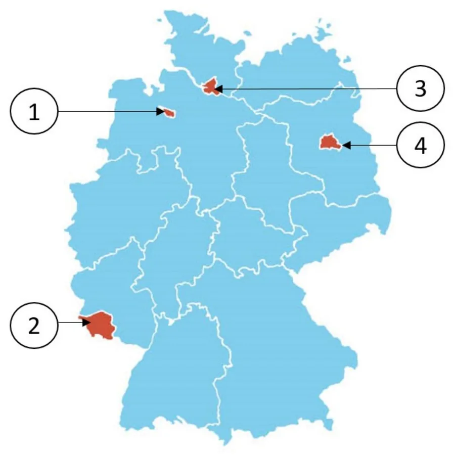 Abbildung zur Frage: Welches Bundesland ist Hamburg?